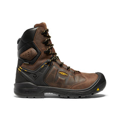 Men's Dover 8" Waterproof Boot (Carbon Toe) Dark Earth/Black / Keen / Men's