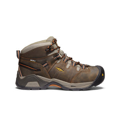 Men's Detroit XT Waterproof Boot (Soft Toe) Black Olive/Leather Brown / Keen / Men's