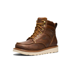 Men's Cincinnati 6" Boot (Soft Toe) x Noon Goons Leather Brown/Off White / Keen / Men's