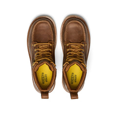 Men's Cincinnati 6" Boot (Soft Toe) x Noon Goons Leather Brown/Off White / Keen / Men's