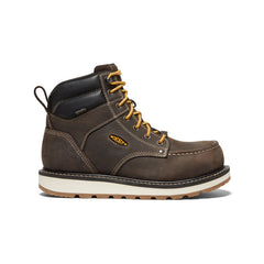 Men's Cincinnati 6" Waterproof Boot (Carbon Toe) Dark Chocolate/Sandshell / Keen / Men's