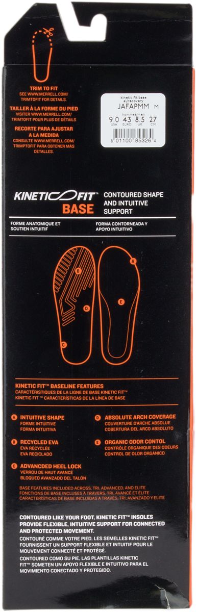 Womens Kinetic Fit™ Base AL Footbed - Insoles
