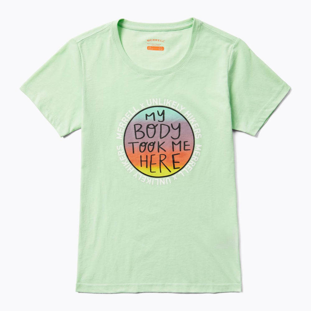 Womens Unlikely Hikers X Merrell Short Sleeve Tee