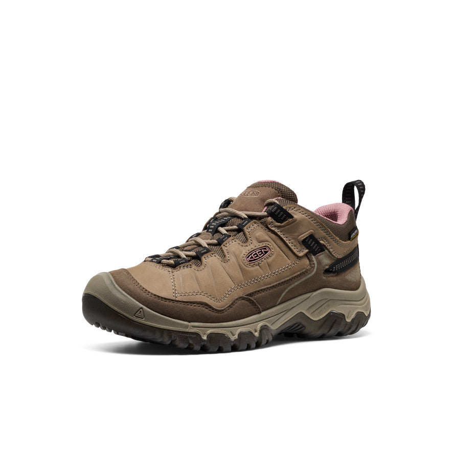 Women's Targhee IV Waterproof Hiking Shoe Brindle/Nostalgia Rose / Keen / Men's|Women's