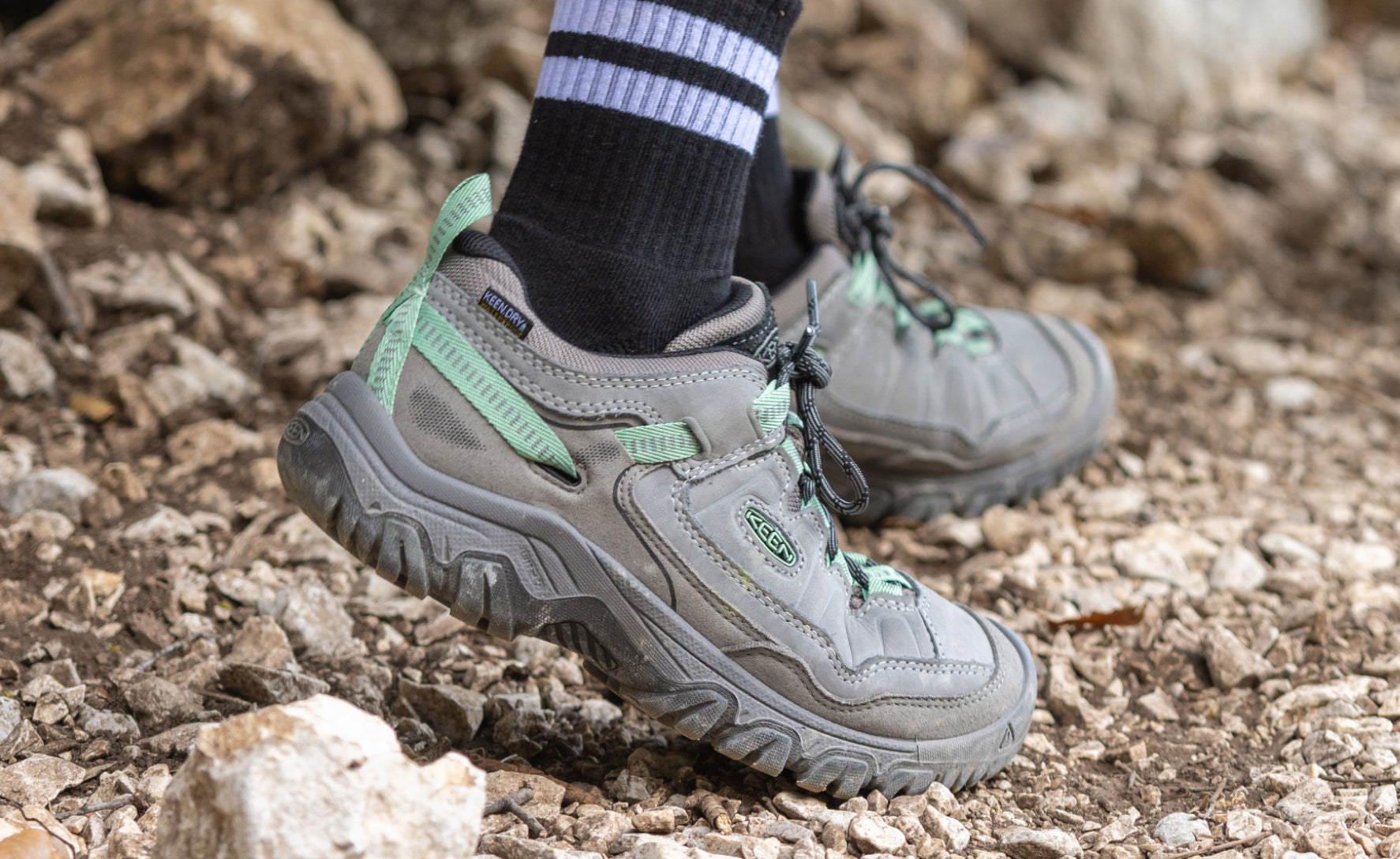 Women's Targhee IV Waterproof Hiking Shoe Brindle/Nostalgia Rose / Keen / Men's|Women's
