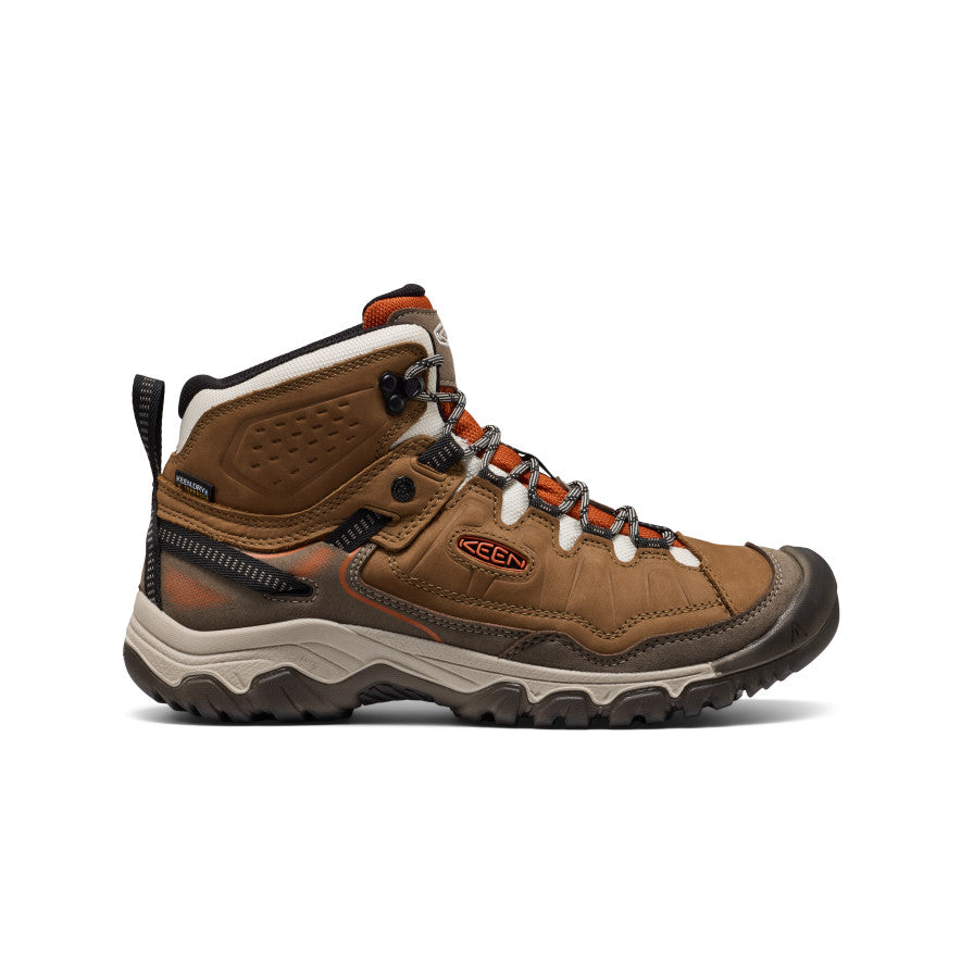 Men's Targhee IV Waterproof Hiking Boot Coyote/Gold Flame / Keen / Men's|Women's