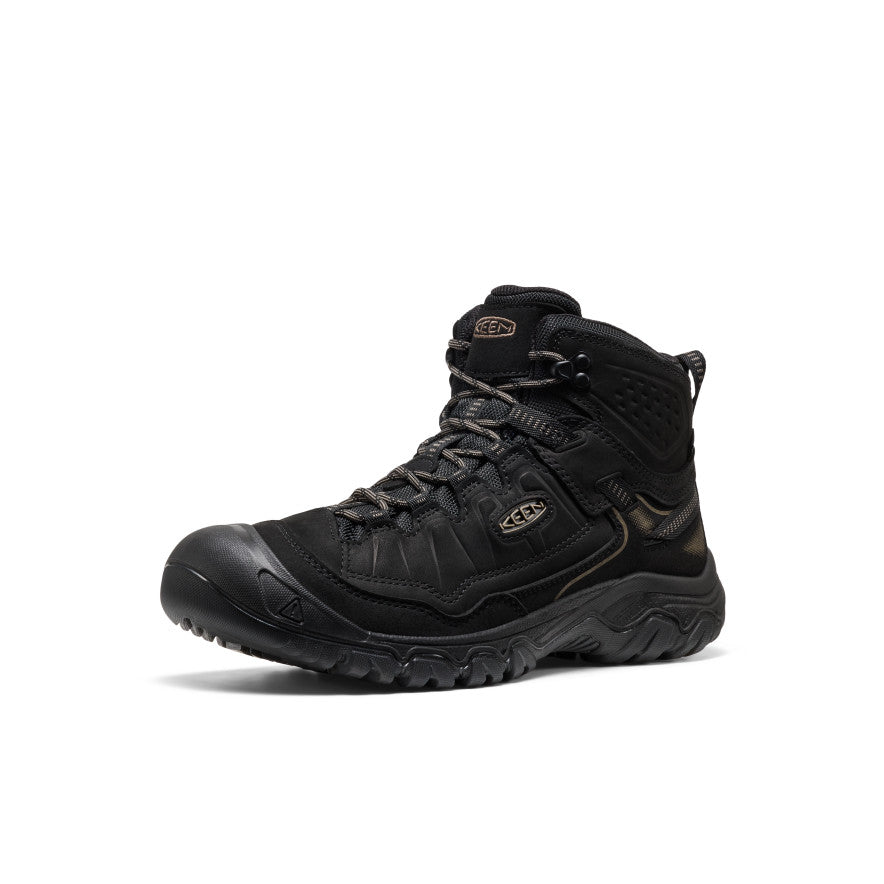 Men's Targhee IV Wide Waterproof Hiking Boot Triple Black / Keen / Men's|Women's