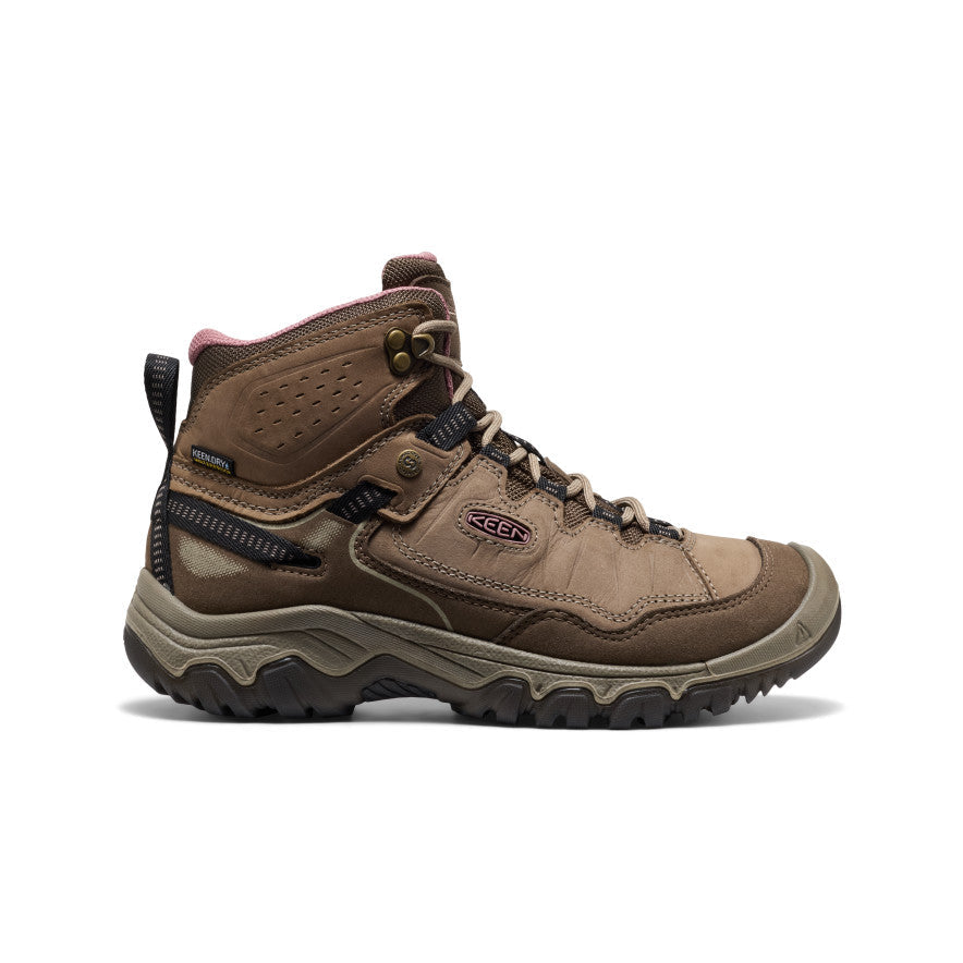 Women's Targhee IV Waterproof Hiking Boot Brindle/Nostalgia Rose / Keen / Men's|Women's