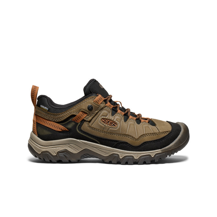 Men's Targhee IV Wide Waterproof Hiking Shoe Sea Turtle/Roasted Pecan / Keen / Men's|Women's