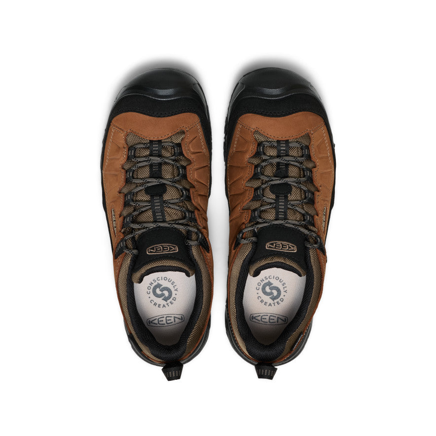 Men's Targhee IV Wide Waterproof Hiking Shoe Bison/Black / Keen / Men's|Women's