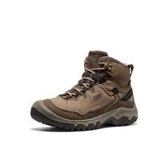 Women's Targhee IV Wide Waterproof Hiking Boot Brindle/Nostalgia Rose / Keen / Men's|Women's