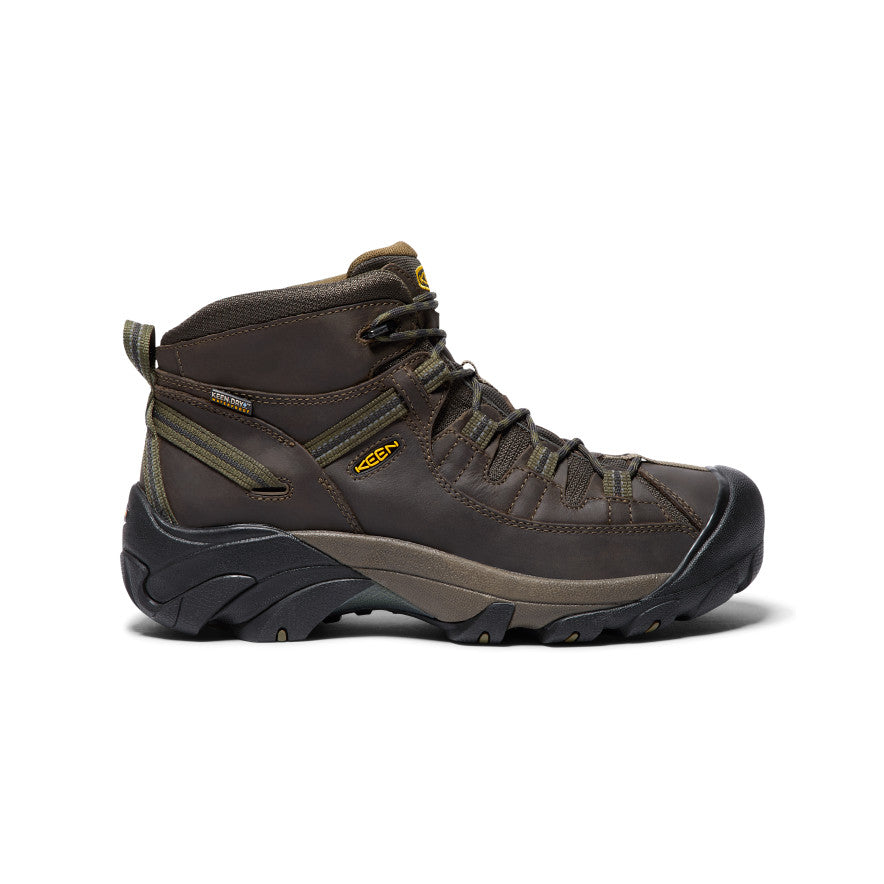 Men's Targhee II Mid Waterproof Hiking Boots Canteen/Dark Olive / Keen / Men's|Women's