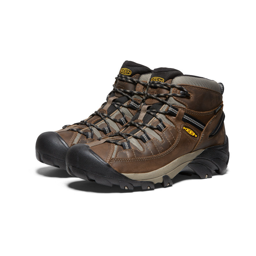 Men's Targhee II Mid Waterproof Hiking Boots Shitake/Brindle / Keen / Men's|Women's