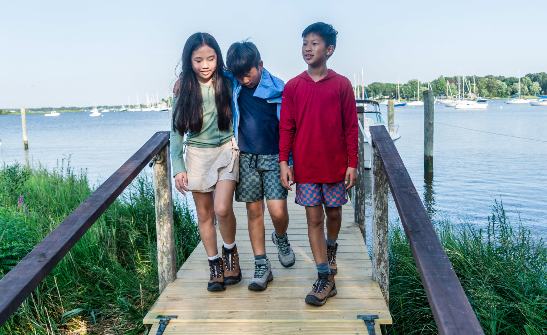 Little Kids' Targhee IV Waterproof Hiking Boot Alloy/Granite Green / Keen / Men's|Women's|Kids'