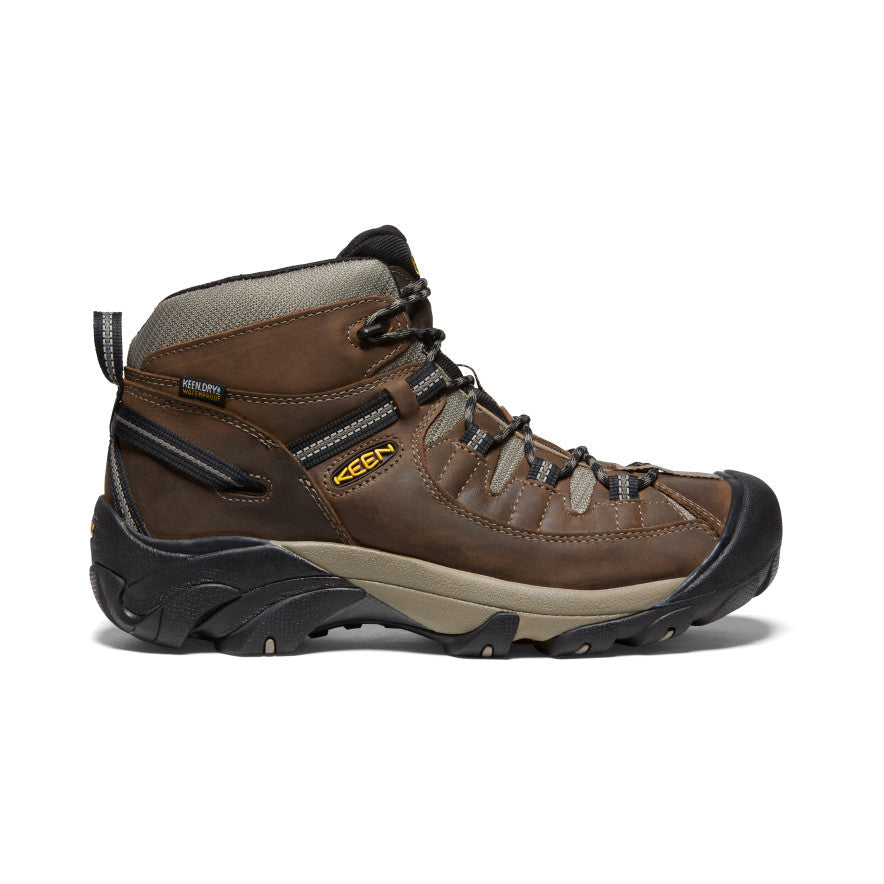 Men's Targhee II Waterproof Mid Wide Shitake/Brindle / Keen / Men's|Women's