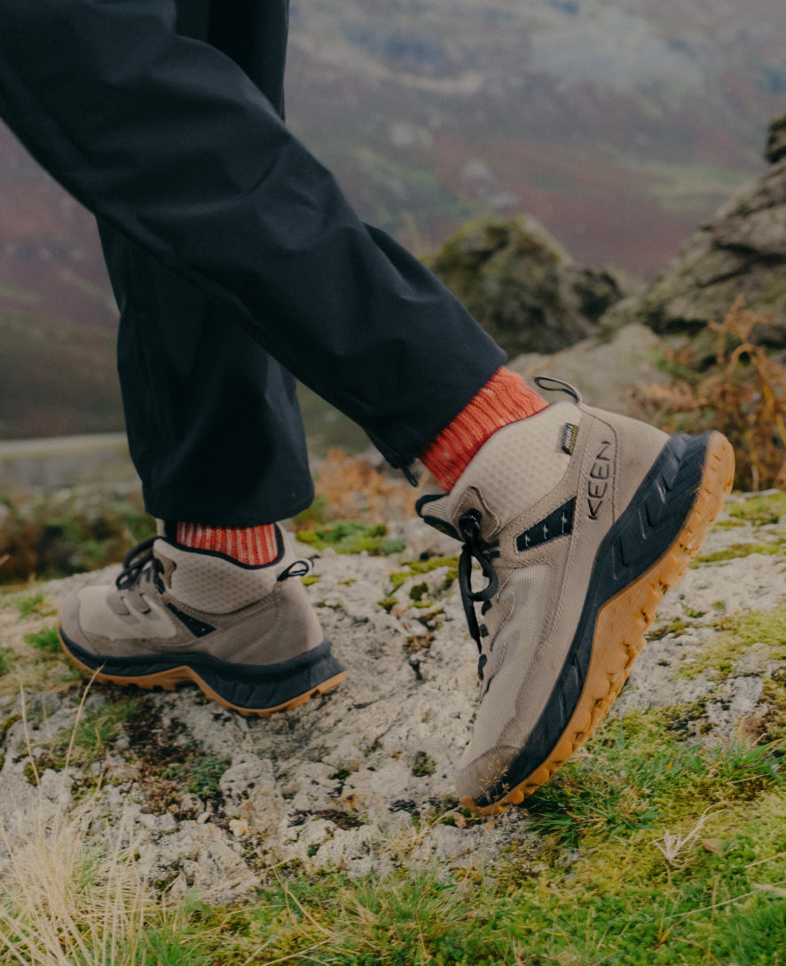 Men's Hightrail Waterproof Hiking Boot Safari/Steel Grey / Keen / Men's