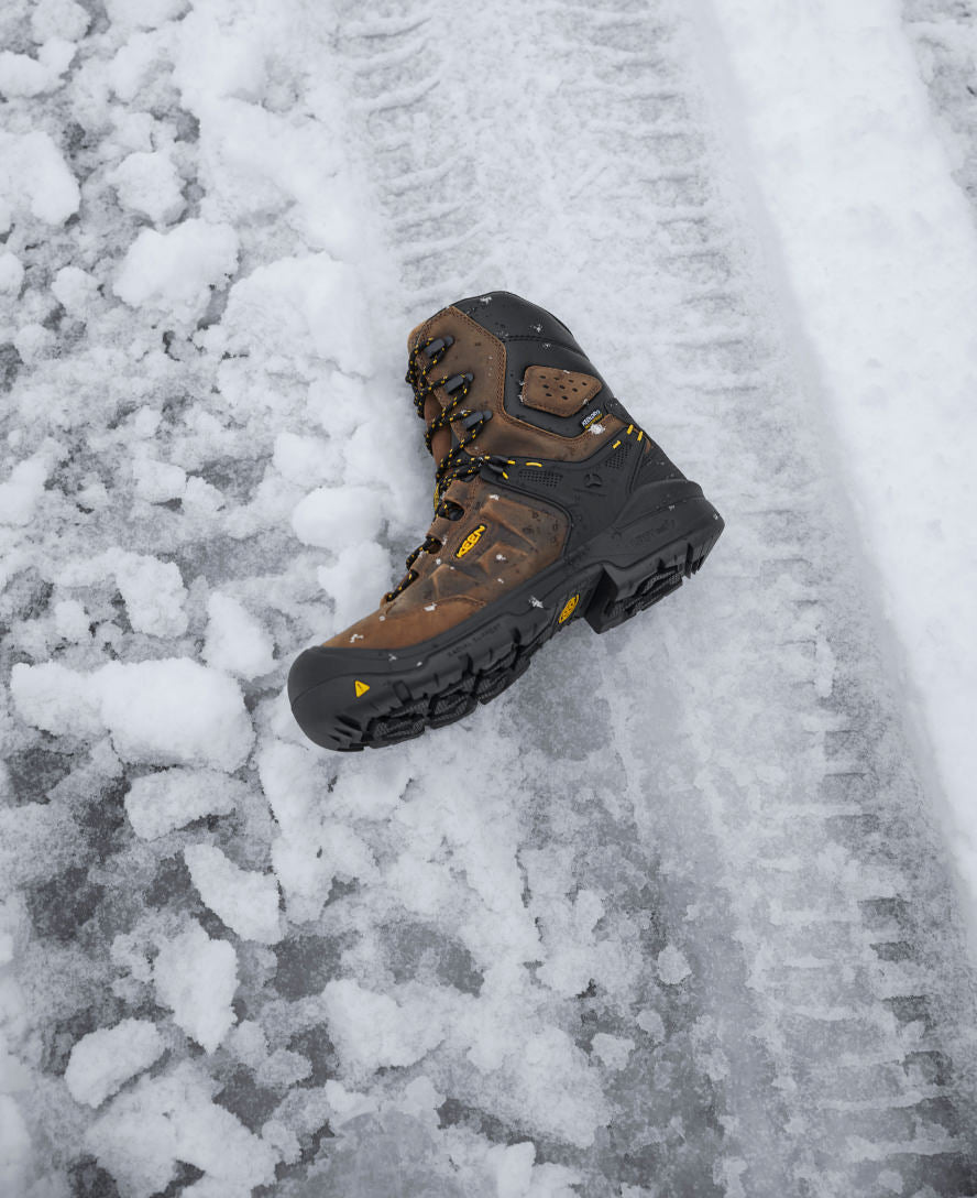 Men's Dover 8" Insulated Waterproof Boot (Carbon Toe) Dark Earth/Black / Keen / Men's