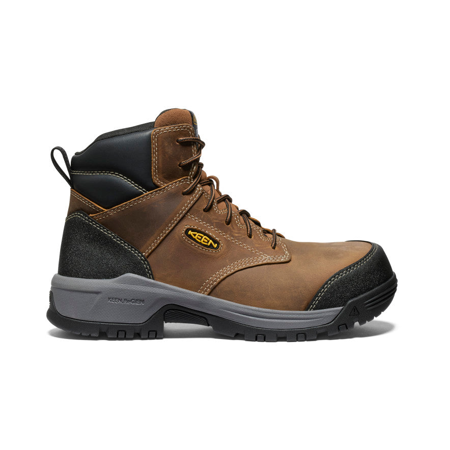 Men's Evanston 6" ESD Boot (Carbon Toe) Bison/Black / Keen / Men's