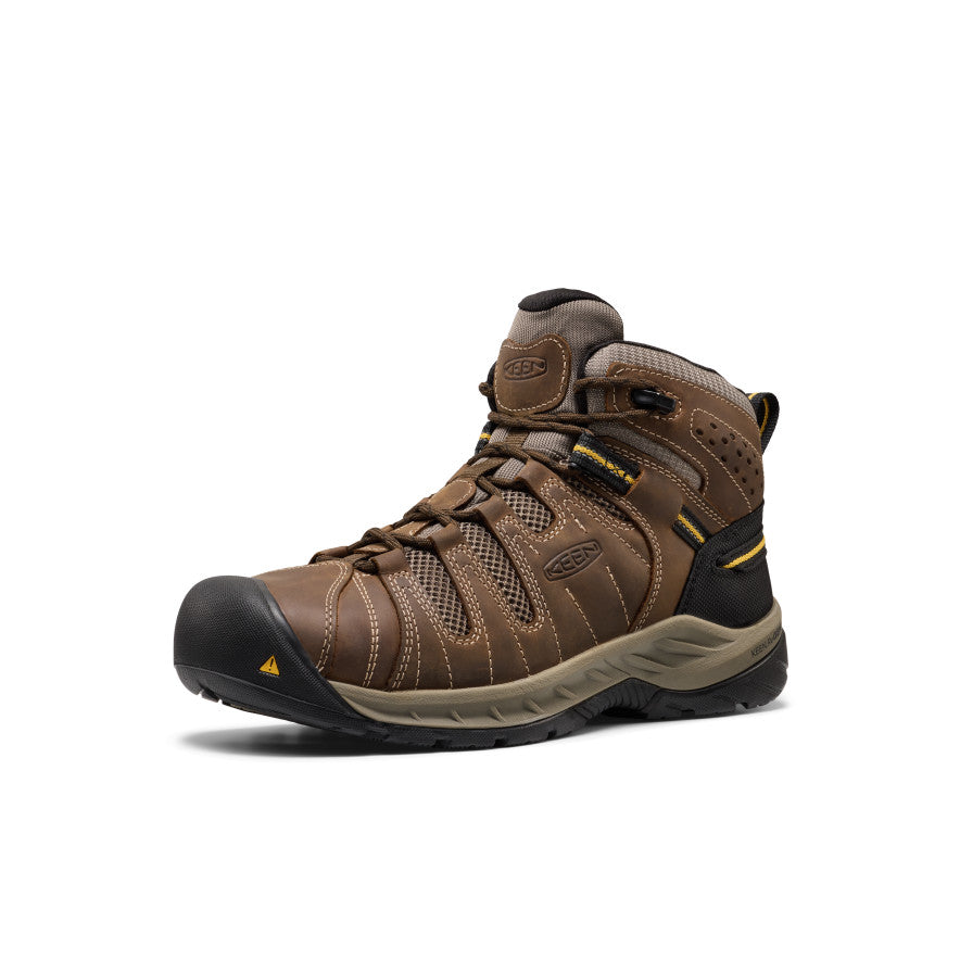 Men's Flint II Boot (Steel Toe) Cascade Brown/Golden Rod / Keen / Men's