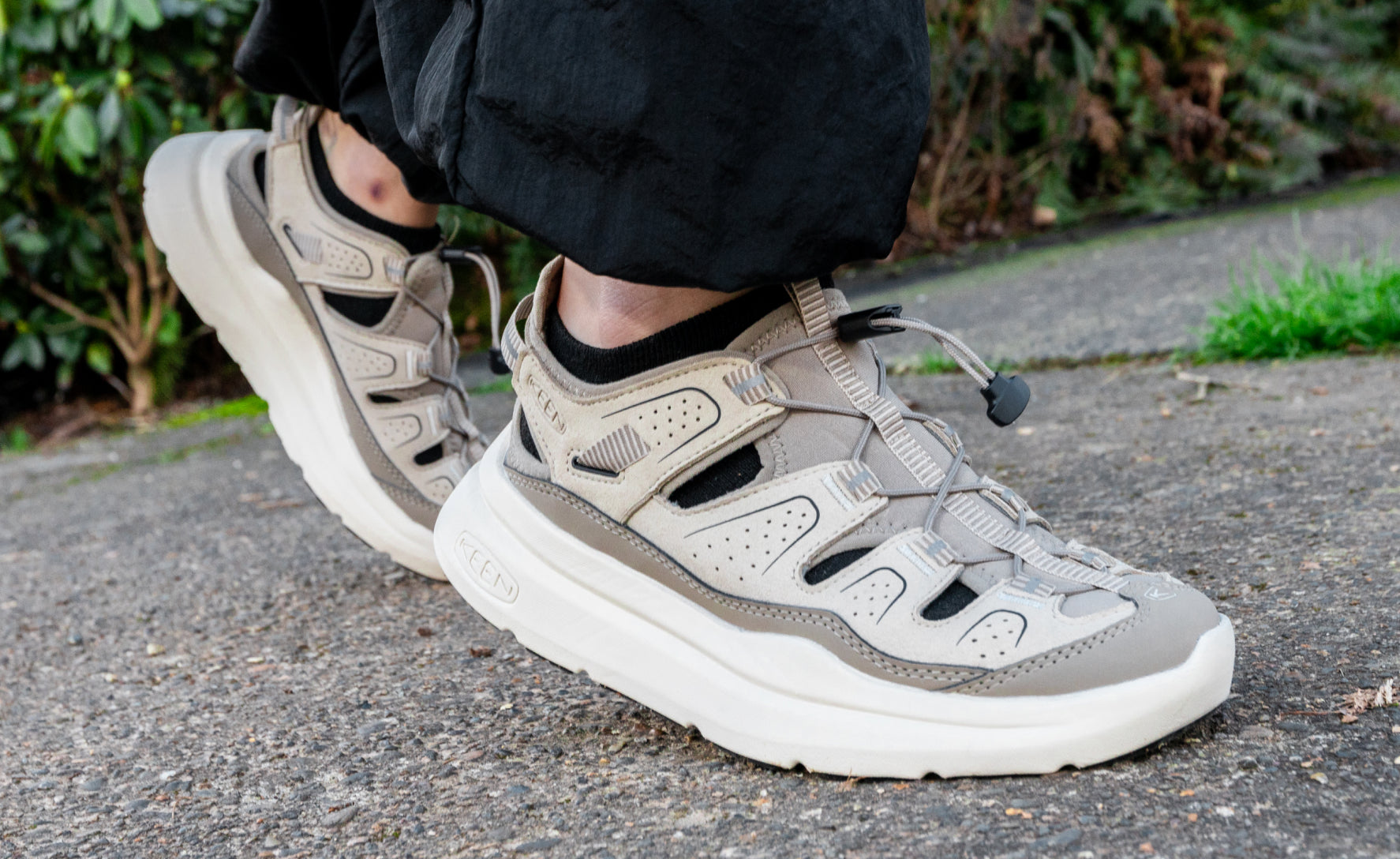 Women's WK450 Walking Sandal Black/Black / Keen / Women's