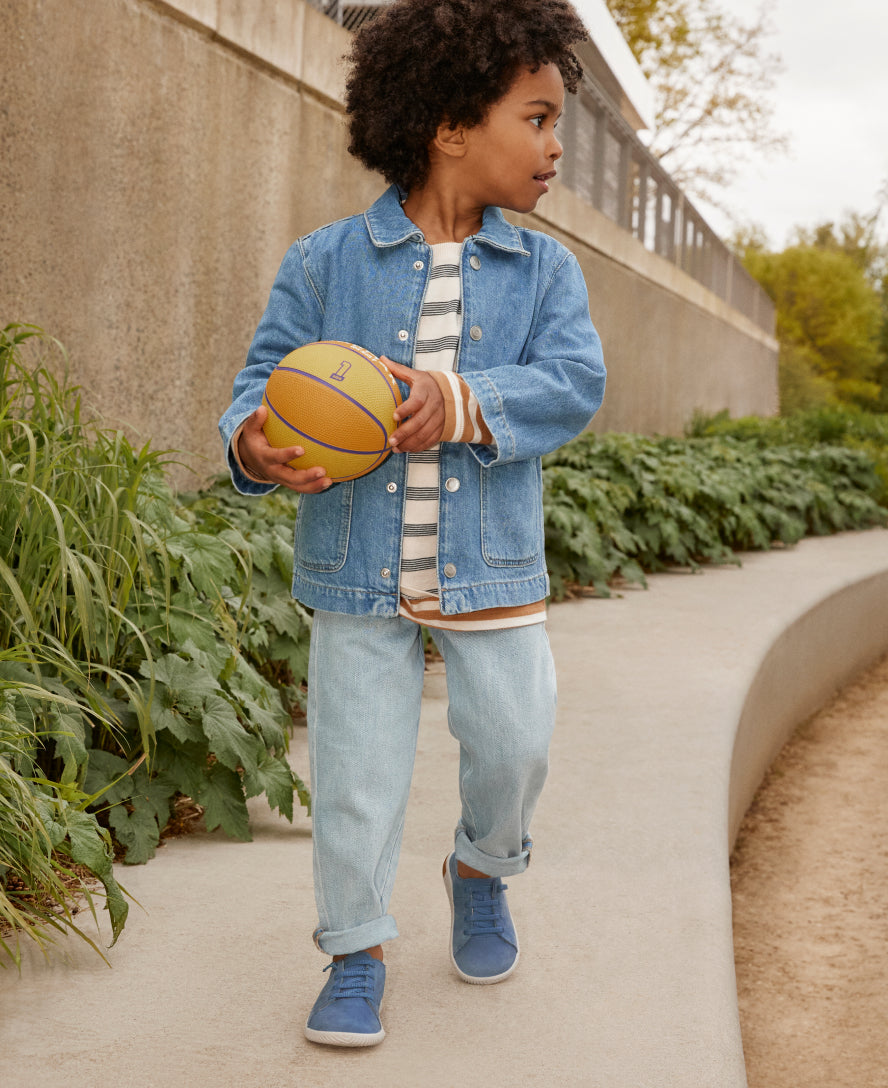 Little Kids' KNX Leather Sneaker Coronet Blue/Vapor / Keen / Kids'